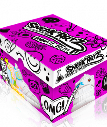 Sneak artz shoe box