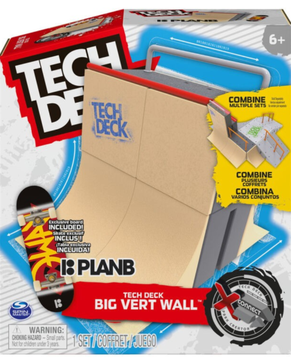 Tech Deck Big Vert Wall X-Connect Park Creator Ramp Set