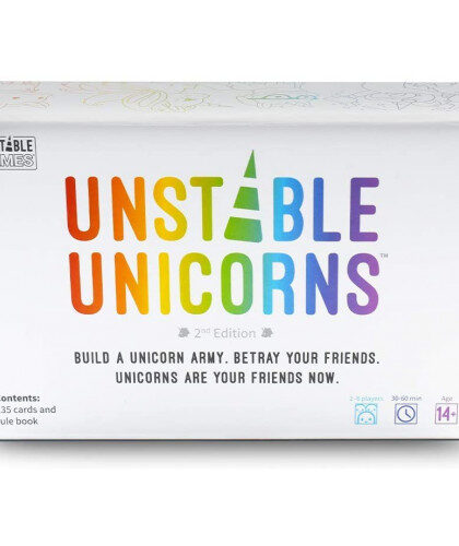 TeeTurtle Unstable Unicorns 2nd Edition Card Game (Authentic)