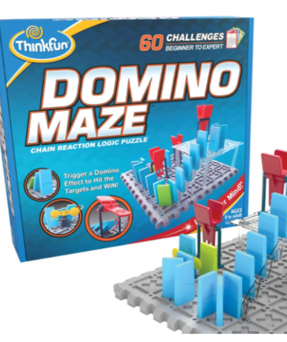 ThinkFun Domino Maze Chain Reaction Logic Puzzle