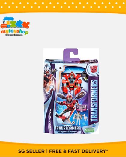 Transformers Toys EarthSpark Deluxe Class Terran Twitch Action Figure