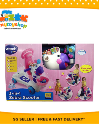 VTech Zebra Scooter Pink