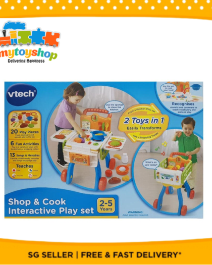 Vtech 2 n 1 Shop and Cook Interactive Playset