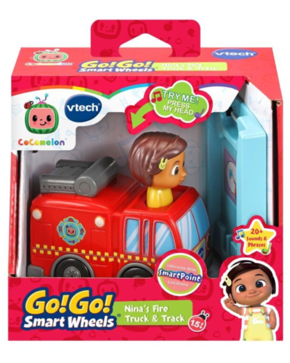 Vtech Cocomelon Nina's Fire Truck n Track