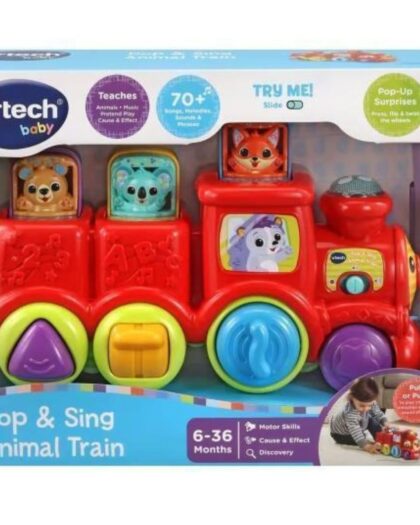 Vtech Pop N Sing Animal Train