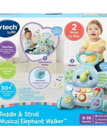 Vtech Toddle and Stroll Musical  Elephant Walker