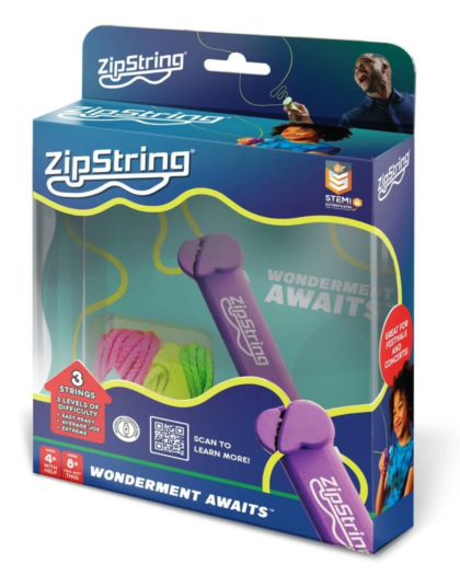ZipString Clear Package Vivacious Violet Rope Launcher
