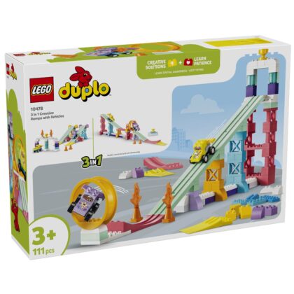 LEGO 10478 DUPLO Town 3 in 1 Creative Ramps with Vehicles