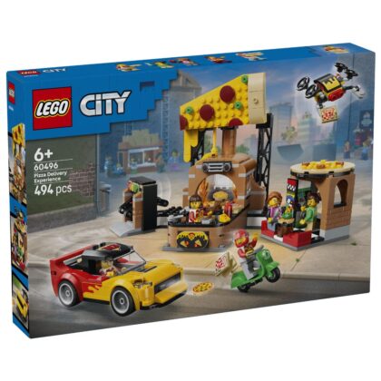 LEGO 60496 City Pizza Delivery Experience with Vehicles