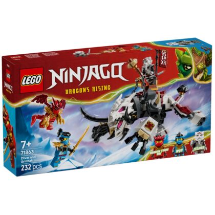 LEGO 71863 NINJAGO Zilvar and Grimtak the Dragon Beast