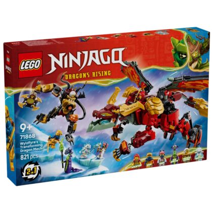 LEGO 71868 NINJAGO Wyldfyre's Transforming Dragon Mech