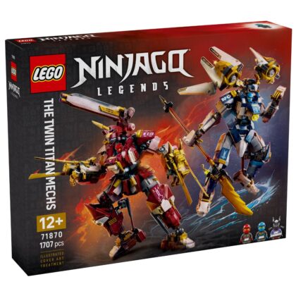 LEGO 71870 NINJAGO The Twin Titan Mechs