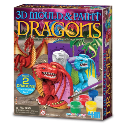4M 3D Mould n Paint Dragons