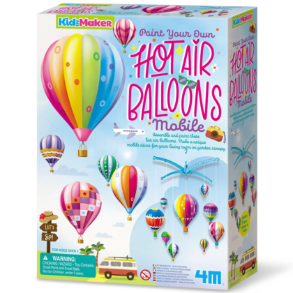 4M Paint Your Own Hot Air Balloon Mobile