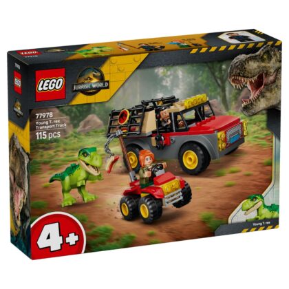 LEGO 77978 Jurassic World Young T. rex Transport Truck