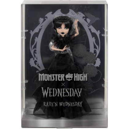 Monster High x Wednesday Collectible Rave'N Wednesday Doll