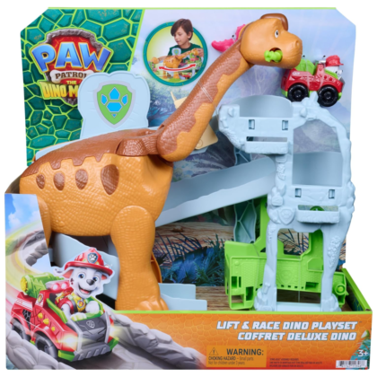 Paw Patrol Dino Movie Lift n Race Dino Playset