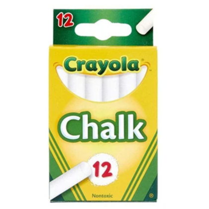 Crayola 12 Ct White Chalk