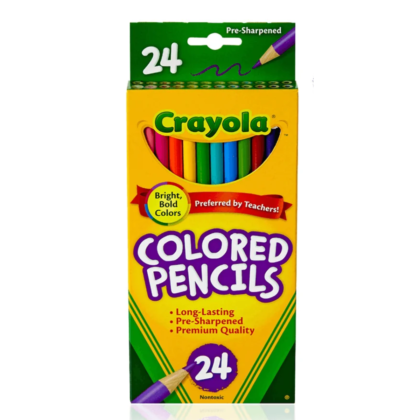 Crayola 24ct Pre-Sharpened Colored Pencils