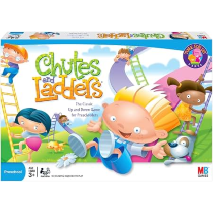 Hasbro Gaming Chutes and Ladders Board Game