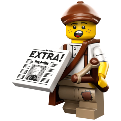 LEGO 71037 Newspaper Kid Minifigure