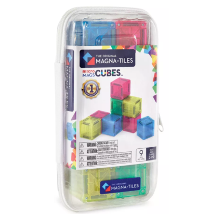 Magna Tiles Micro Mags Cubes 9PC Travel Set