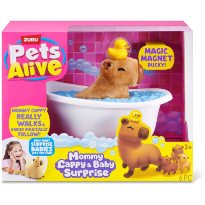 ZURU Pets Alive Mommy Cappy n Baby Surprise'