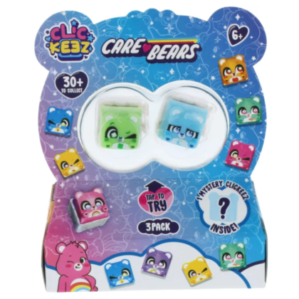 Clickeez Care Bears 3 Pack Random Pick