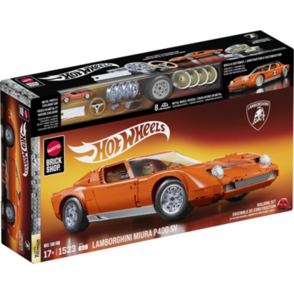 Hot Wheels Premium Series Lamborghini '71 MIURA P400 SV Building Set