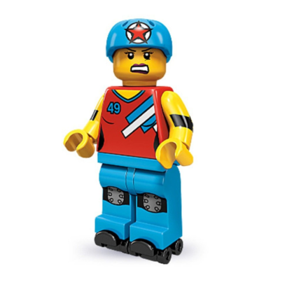 Lego 71000 Roller Derby Girl Minifigure