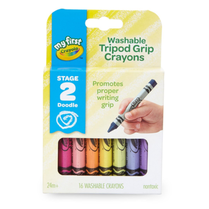 My First Crayola 16ct Washable Tripod Grip Crayons