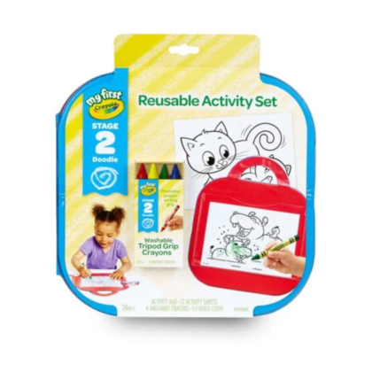 My First Crayola Reusable Doodle Activity Set