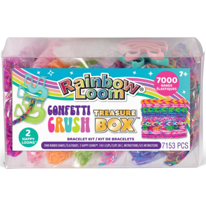 Rainbow Loom Treasure Box Confetti Crush